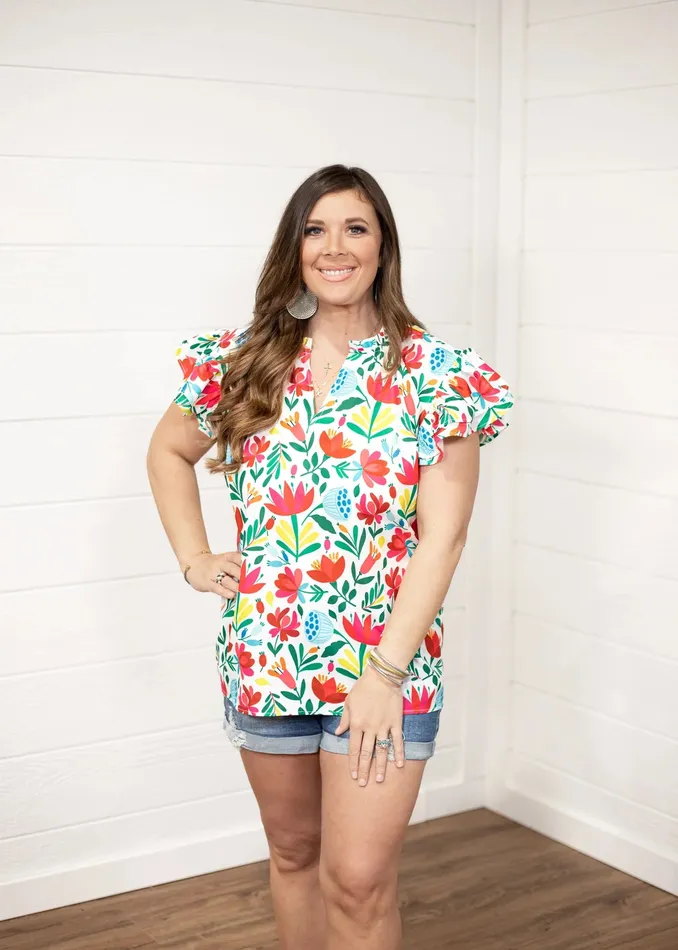 LAYERZ CLOTHING Necklaces THE IRIS TOP MULTI COLOR