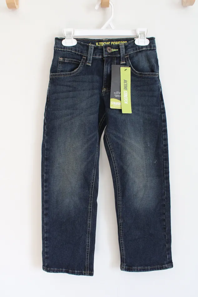 Lee Earrings NEW Lee XTreme Comfort Relaxed Fit Straight Jeans Youth 8 Slim