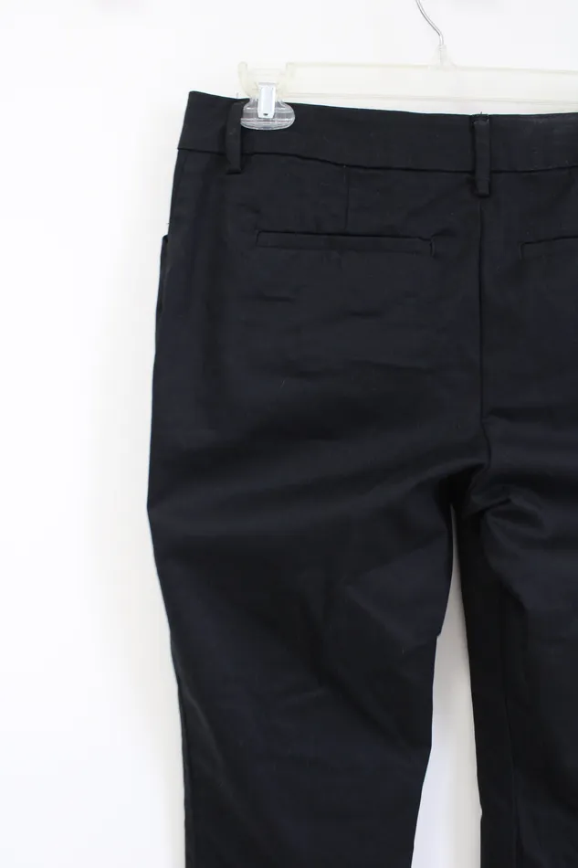 Lee Rings Lee Relaxed Fit Straight Leg Mid Rise Black Khaki Pant 10