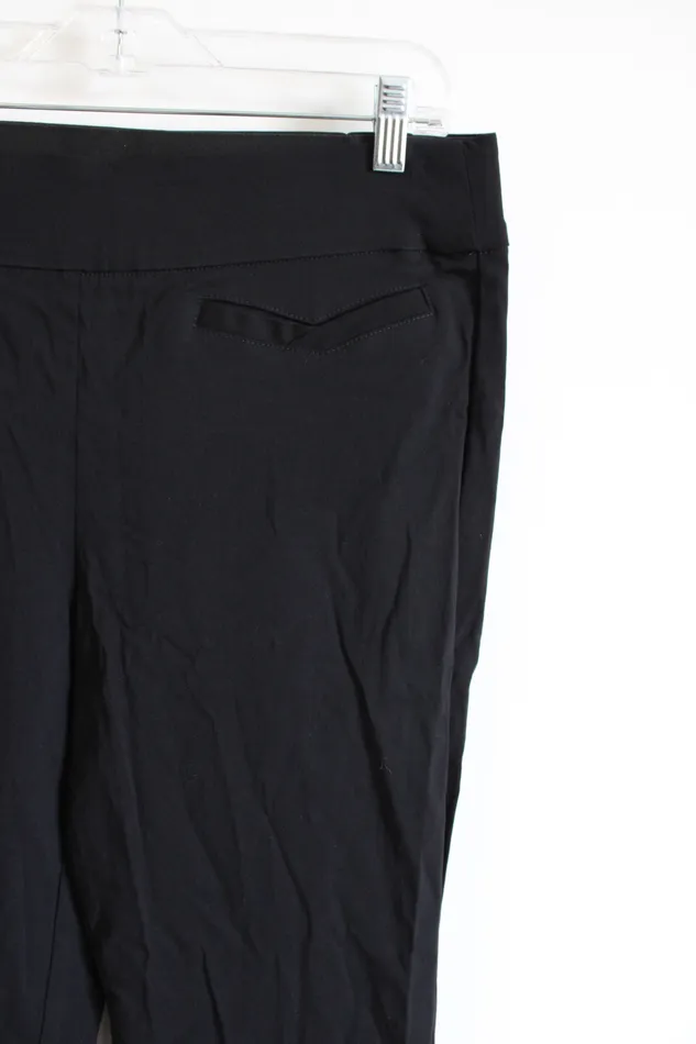 Leighton Black Stretch Ankle Pant L Leighton Rings