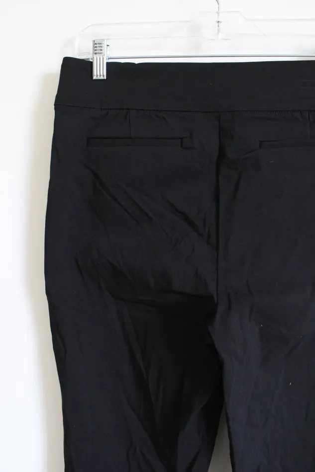 Leighton Black Stretch Ankle Pant L Leighton Rings