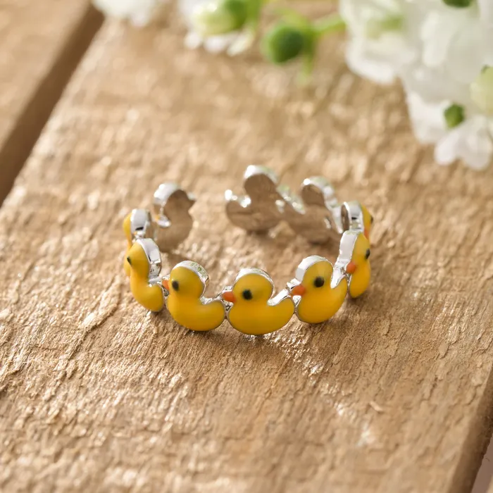 Little Yellow Duck Ring Chadds Ford Jewelry Rings