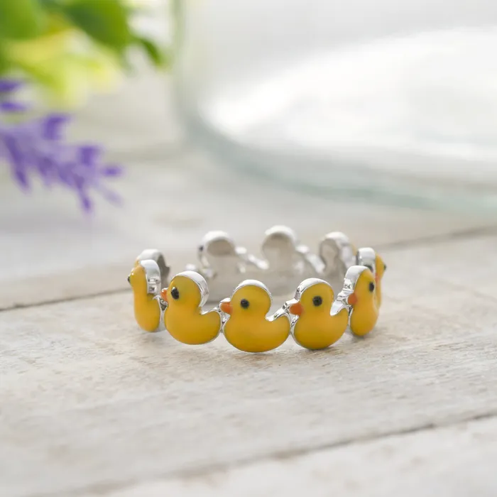 Little Yellow Duck Ring Chadds Ford Jewelry Rings