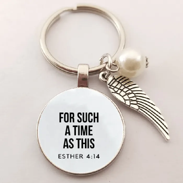 Lords Guidance Earrings Christian Bible Verse Keyrings