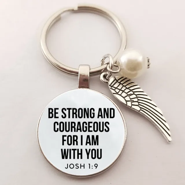 Lords Guidance Earrings Christian Bible Verse Keyrings