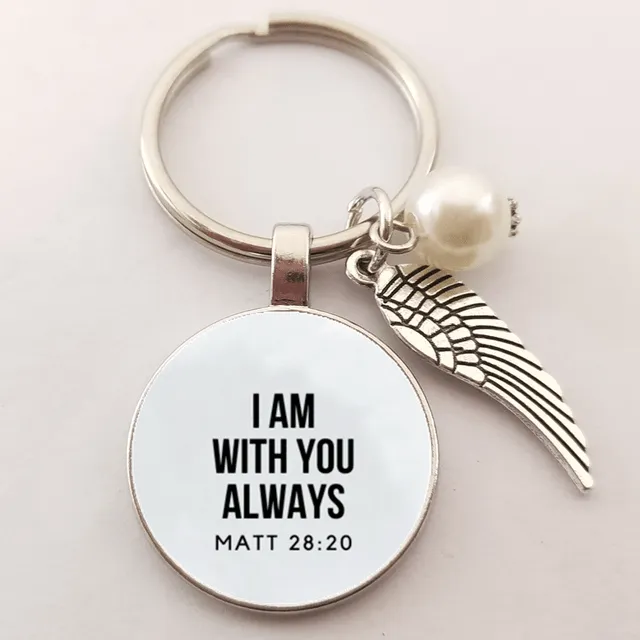 Lords Guidance Earrings Christian Bible Verse Keyrings
