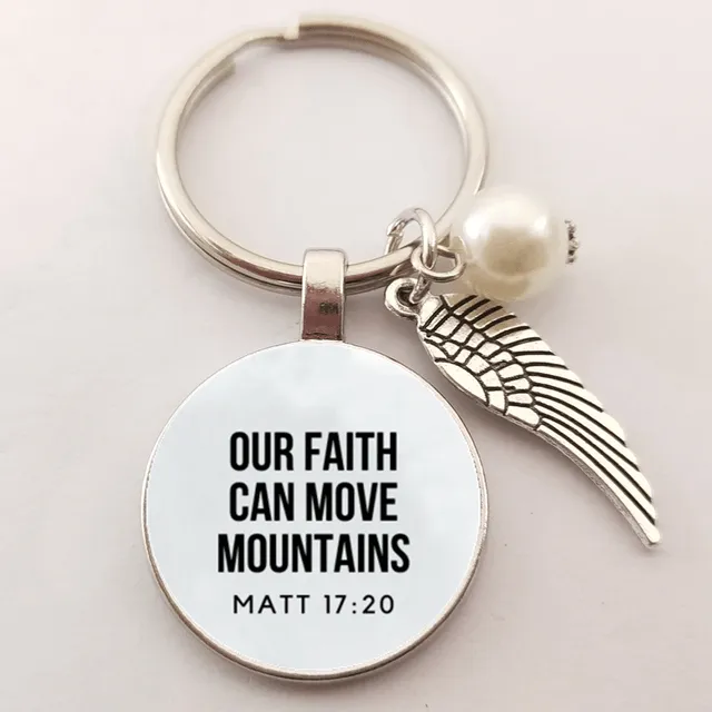 Lords Guidance Earrings Christian Bible Verse Keyrings