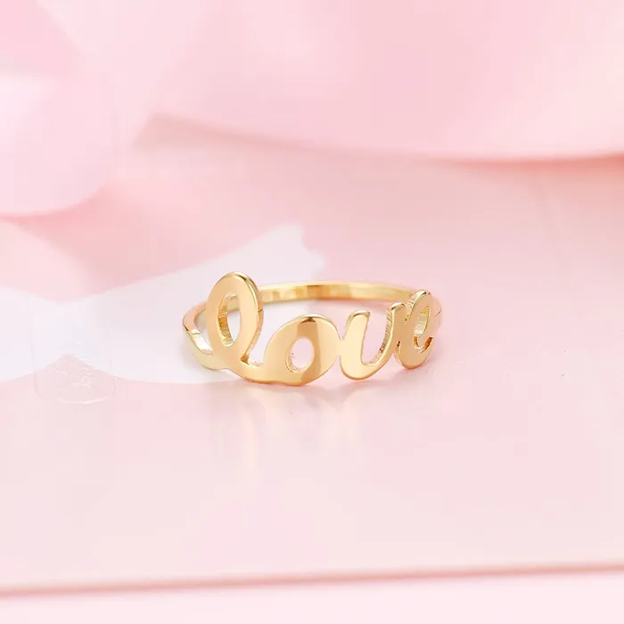 Lords Guidance Rings Womens Minimalistic Christian Love Ring