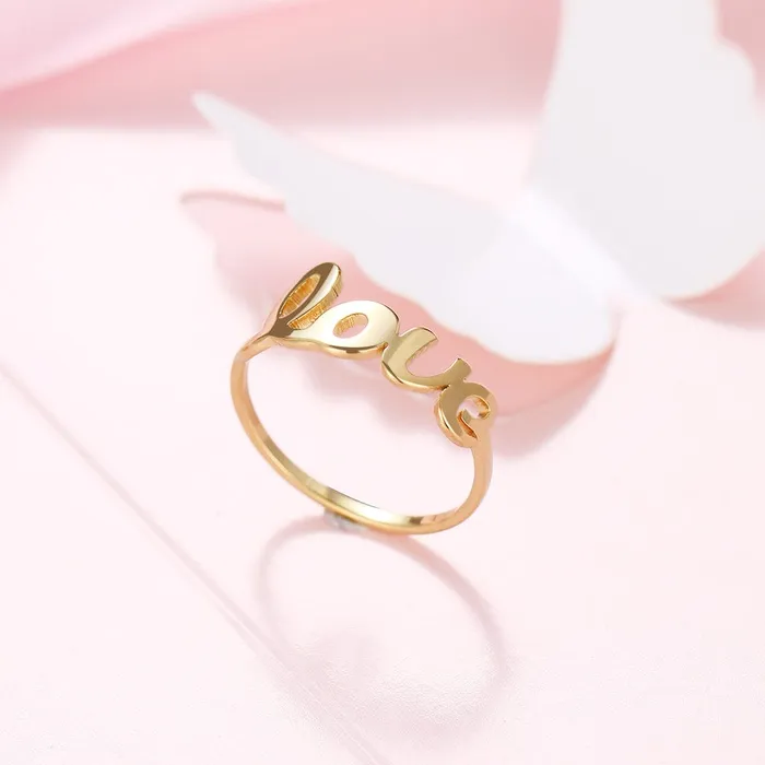 Lords Guidance Rings Womens Minimalistic Christian Love Ring