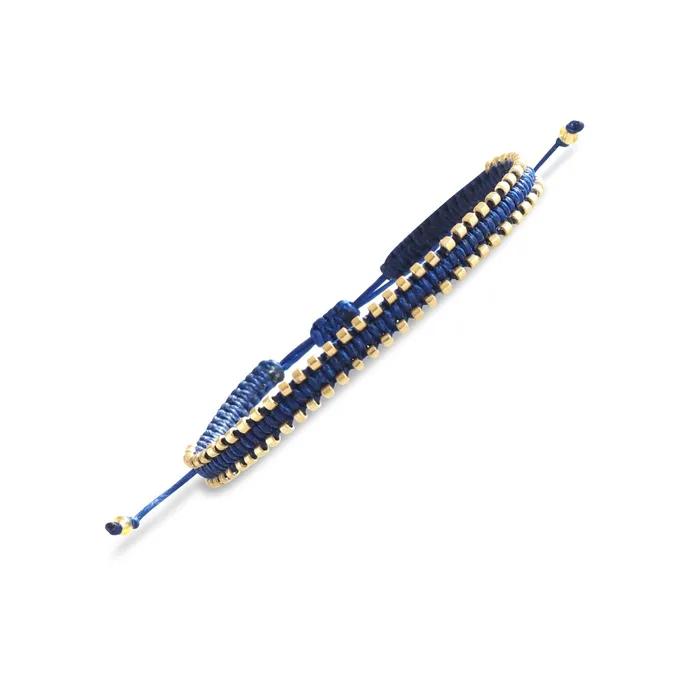 Macrala Zip Macrame Bracelet Gold Bracelets