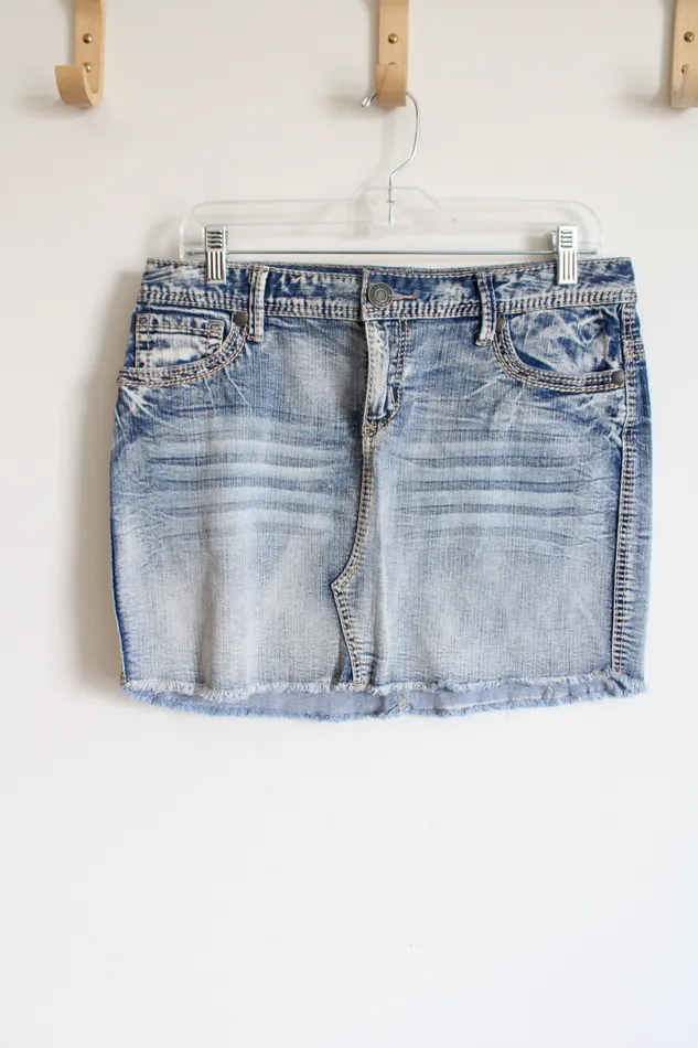 Maurices Denim Mini Skirt 910 Maurices Earrings