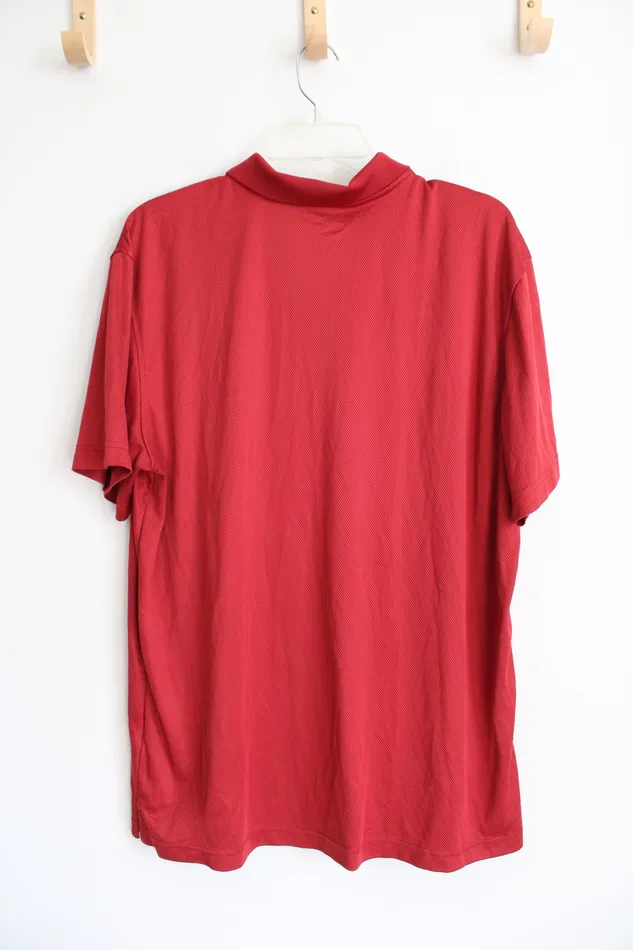 Members Mark Earrings Members Mark Red Luxe Polo Shirt XL