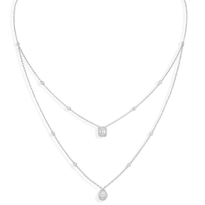 Messika Necklaces Messika My Twin 2 Rows Diamond Necklace