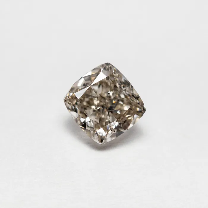 Misfit Diamonds Earrings Champagne Brilliant Diamond 101ct Cushion