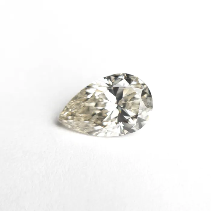 Misfit Diamonds Earrings Champagne Brilliant Diamond 121ct Pear