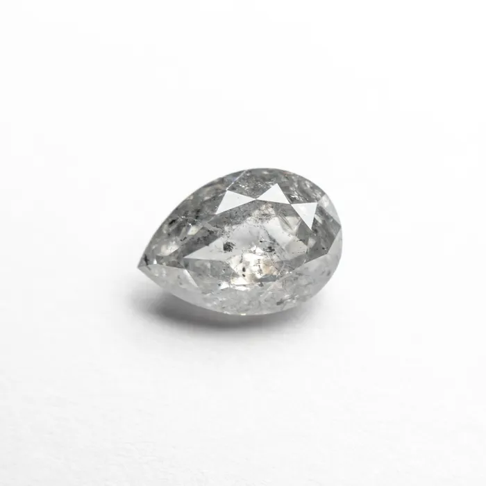 Misfit Diamonds Rings Salt and Pepper Double Cut Diamond 137ct Pear