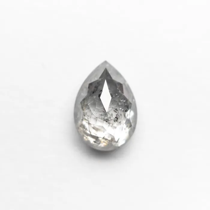 Misfit Diamonds Rings Salt and Pepper Double Cut Diamond 137ct Pear