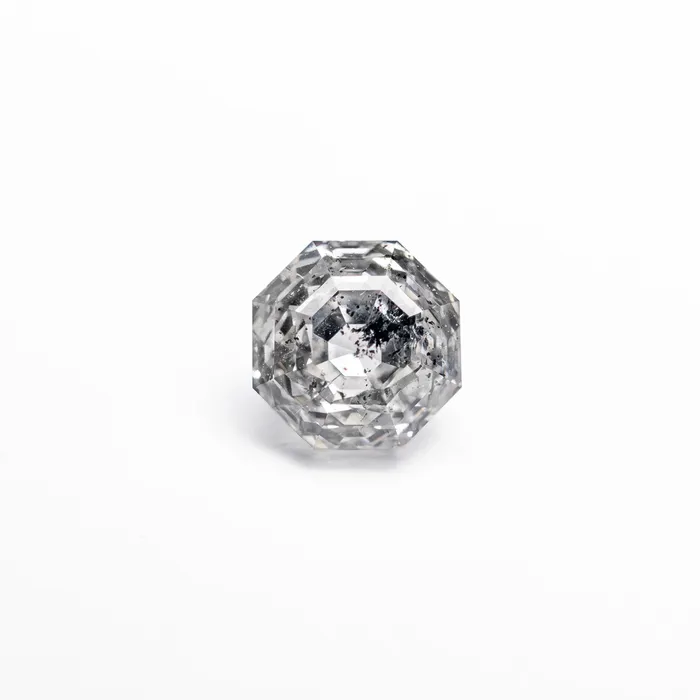 Misfit Diamonds Salt and Pepper Step Cut Diamond 082ct Octagon Rings