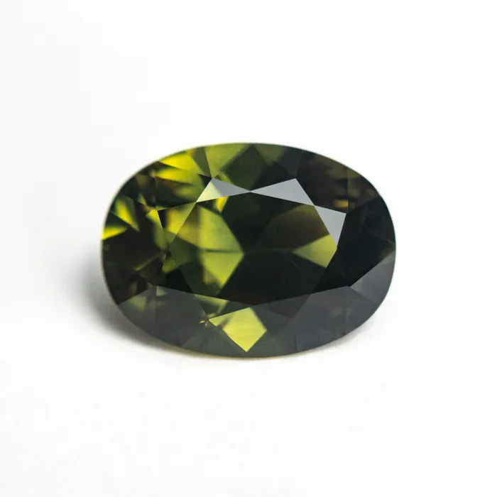 Misfit Gems Rings Green Brilliant Sapphire 377ct Oval