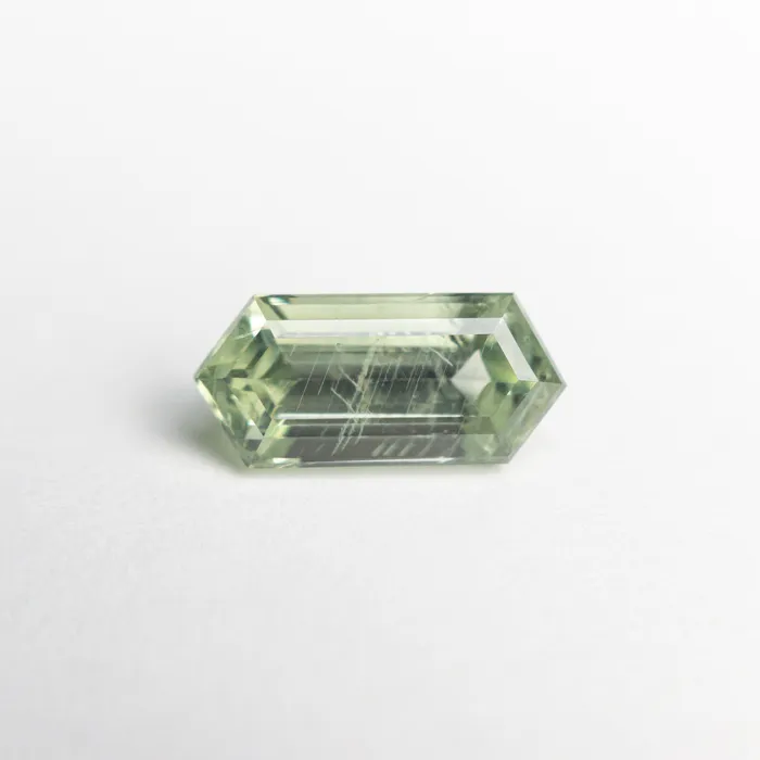 Misfit Gems Rings Green Step Cut Sapphire 150ct Hexagon