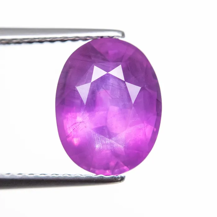 Misfit Gems Rings Purple Brilliant Sapphire 356ct Oval