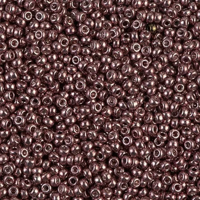 Miyuki Seed Beads 110 Galvanized Burnt Cinnamon1085 Peppy Beads Earrings