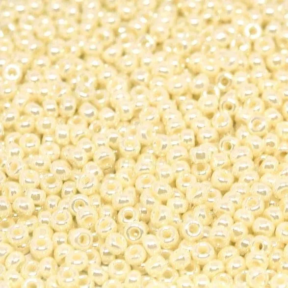 Miyuki Seed Beads 110 Opaque Ivory Luster 0440NEW Peppy Beads Earrings