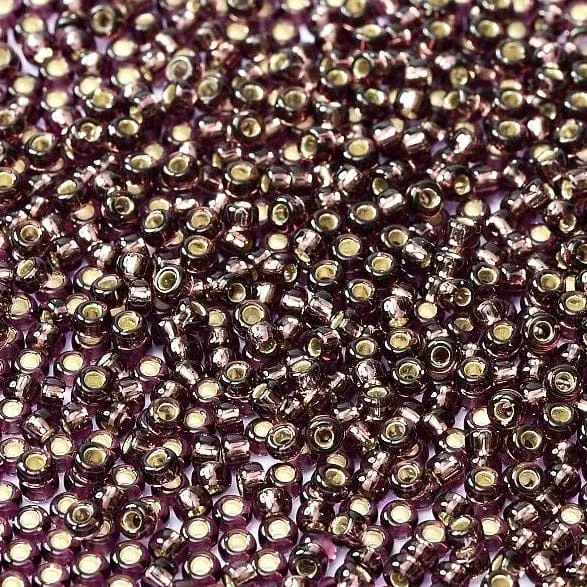 Miyuki Seed Beads 110 Silver Lined Amethyst 0013NEW Peppy Beads Necklaces