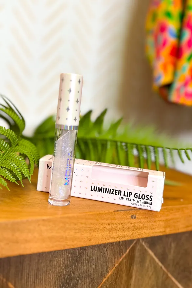 Moira Cosmetics FAIRE Luminizer Lip Gloss Bitsy Earrings