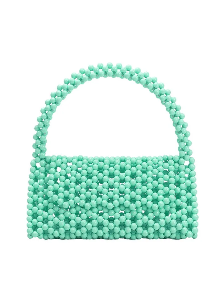 Morgan Beaded Bag Melie Bianco Earrings