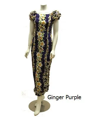 Naomi Ruffled Hem Dress in Aloha Prints 2XL ROYALHAWNCREAT Earrings