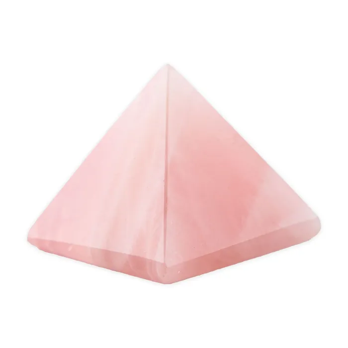 NATURESARTIFACT Earrings Rose Quartz Pyramid 3 oz