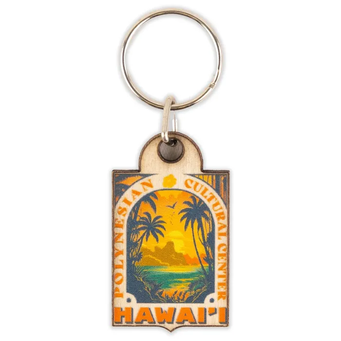 Necklaces GREATMOUNTAINWE Hawaiian Sunrise Keyring and Fob Souvenir