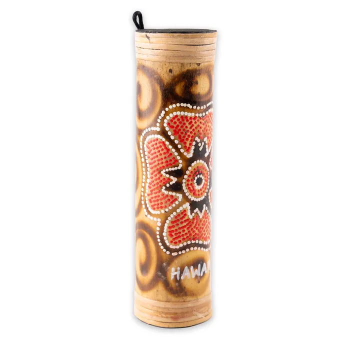 Necklaces Handpainted Bamboo Rattle Instrument for Kids MARUEGERTZ