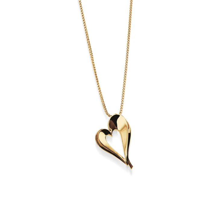 Necklaces John Atencio Adore Gold Heart Pendant Necklace