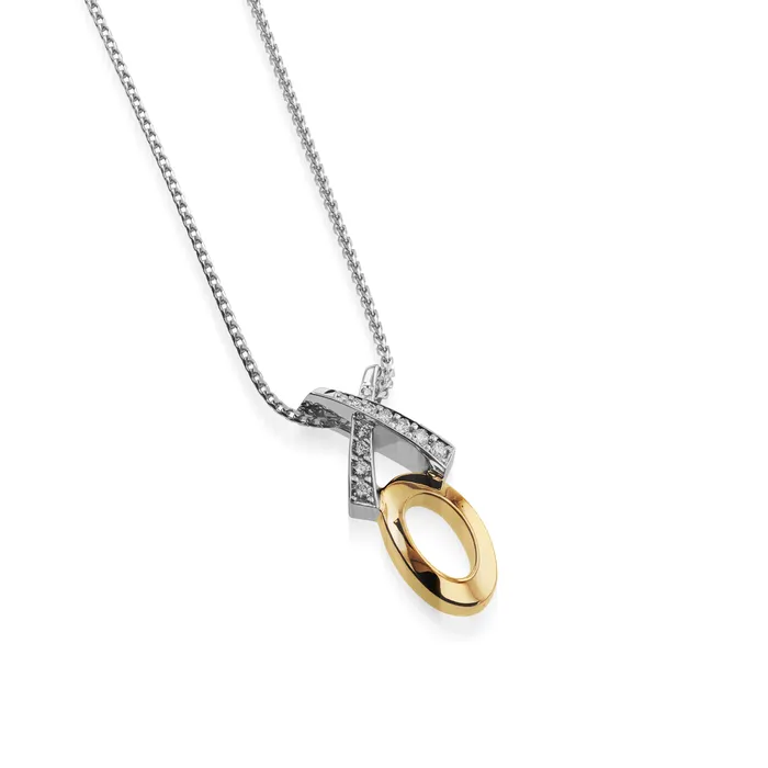 Necklaces John Atencio Paris XO Diamond Pendant Necklace