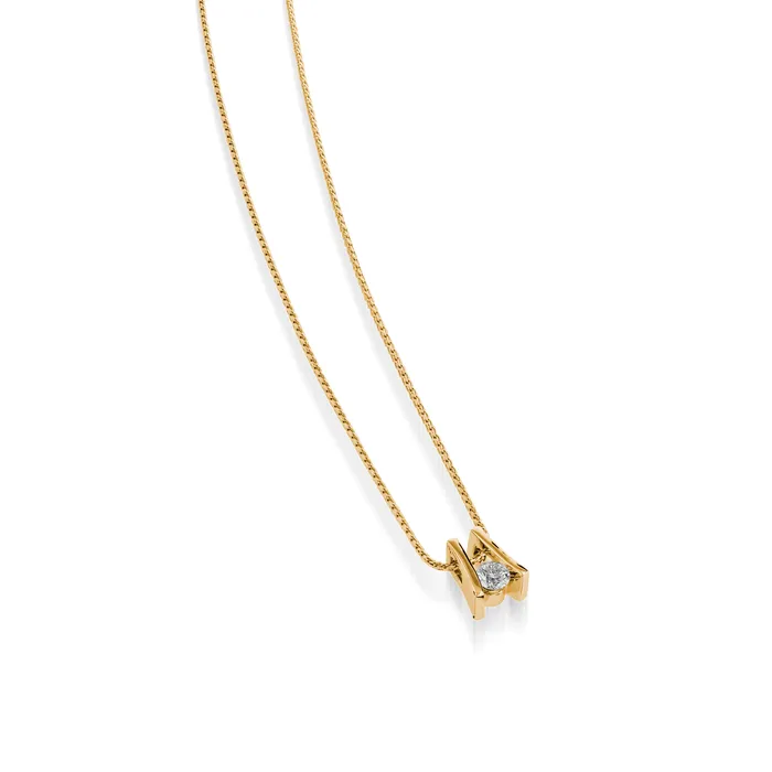 Necklaces John Atencio Venture Diamond Solitaire Pendant