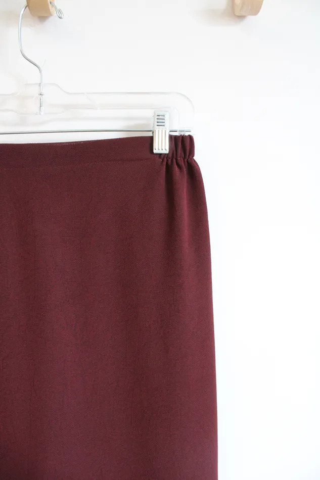Necklaces Joliebel Joliebel Maroon Layered Skirt M