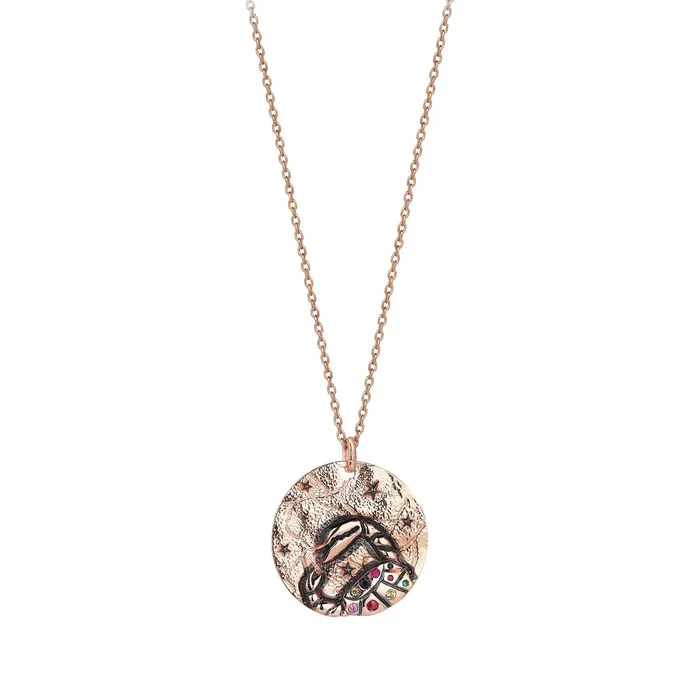 Necklaces Kismet By Milka Underwater Medallion Necklace