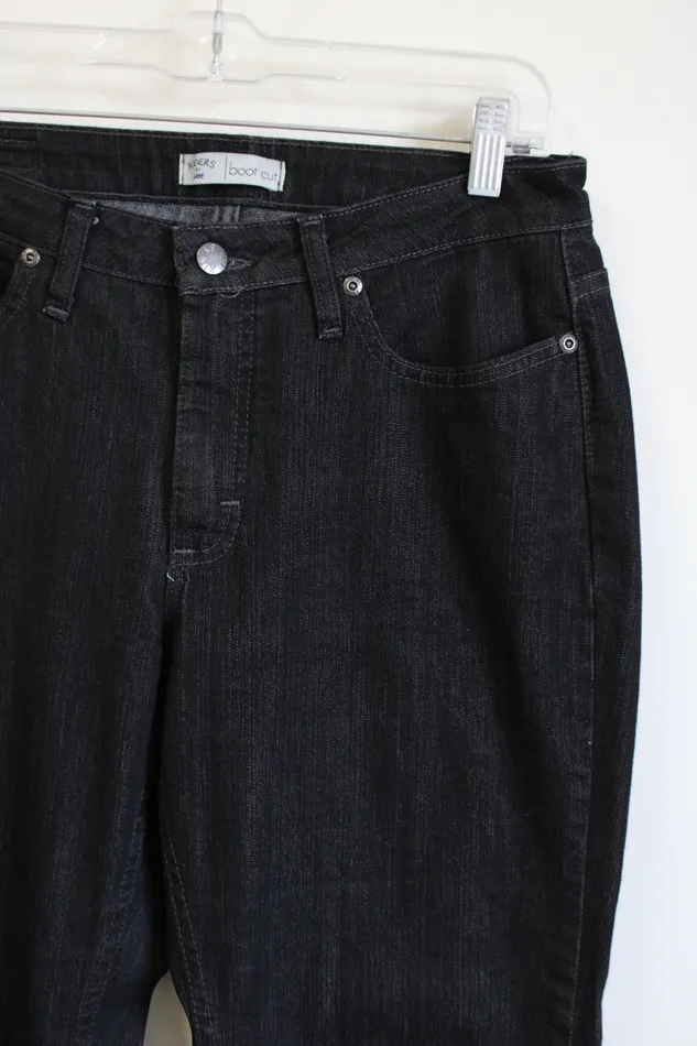 Necklaces Lee Riders By Lee Bootcut Black Wash Jeans 8 Petite
