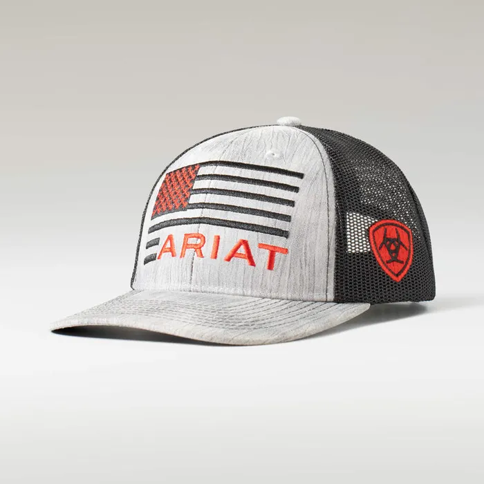 Necklaces M F WESTERN PRODUCTION INC ARIAT WESTERN YOUTH AMERICAN FLAG EMBROIDERED GREY AND BLACK CAP Necklaces M F WESTERN PRODUCTION INC ARIAT WESTERN YOUTH AMERICAN FLAG EMBROIDERED GREY AND BLACK CAP