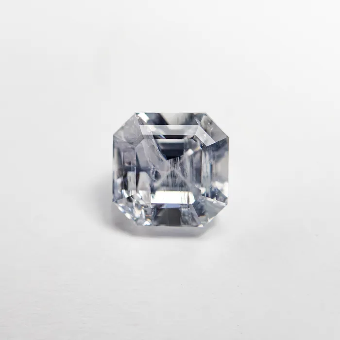 Necklaces Misfit Gems Light Purple Brilliant Sapphire 158ct Cut Corner Rectangle
