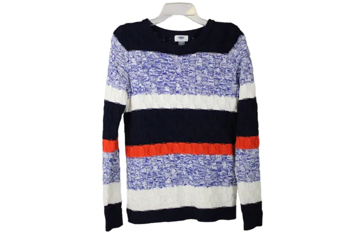 Necklaces Old Navy Old Navy Color Blocked Knit Sweater S