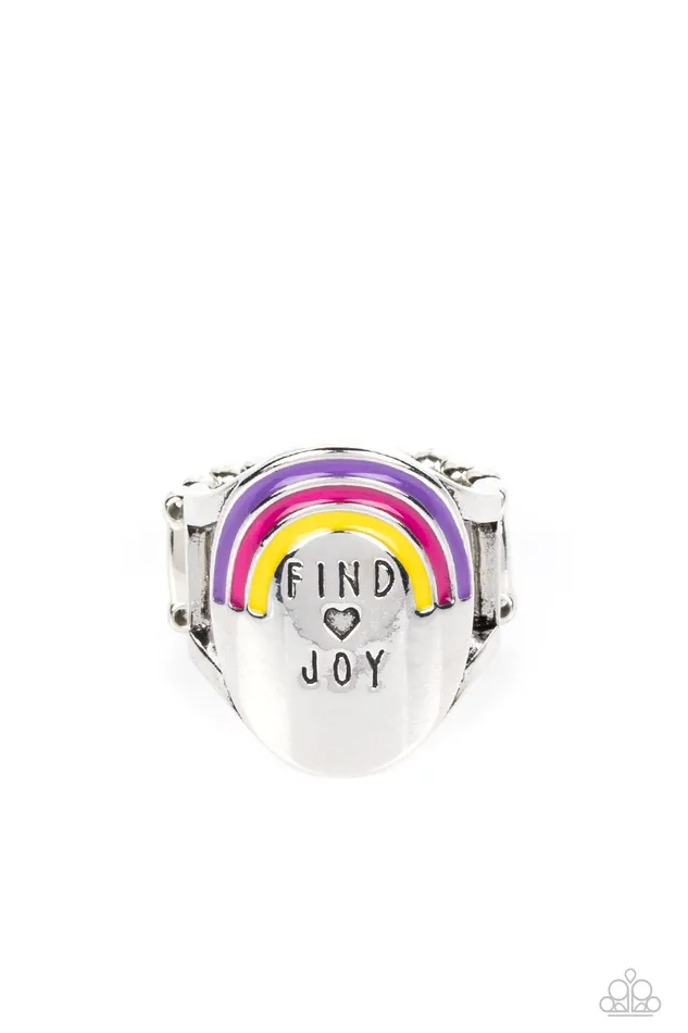 Necklaces Paparazzi Accessories Rainbow of Joy Multi