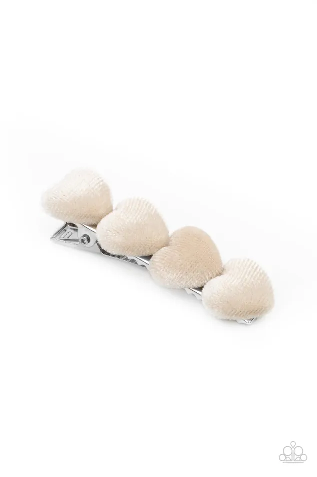 Necklaces Paparazzi Accessories Velvet Valentine White