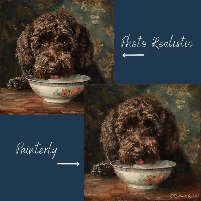 Necklaces Portraits by NC Schnauzer Puppy Dog Portrait of Maxi