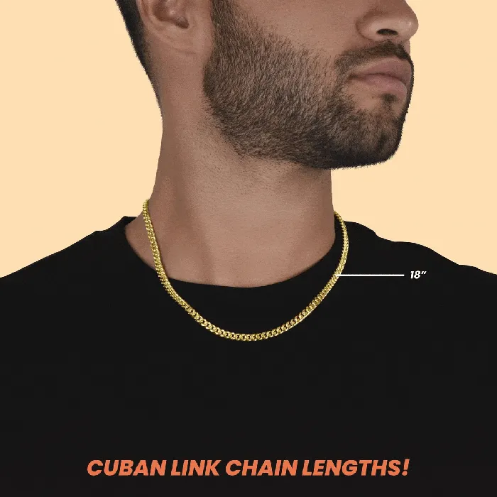 Necklaces ShineOn Fulfillment Cuban Link Chain Mens Necklace Proverbs 169