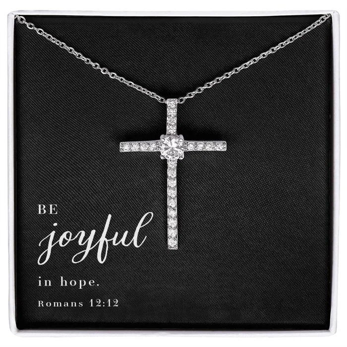 Necklaces ShineOn Fulfillment Cubic Zirconia Crystal Necklace Romans 1212