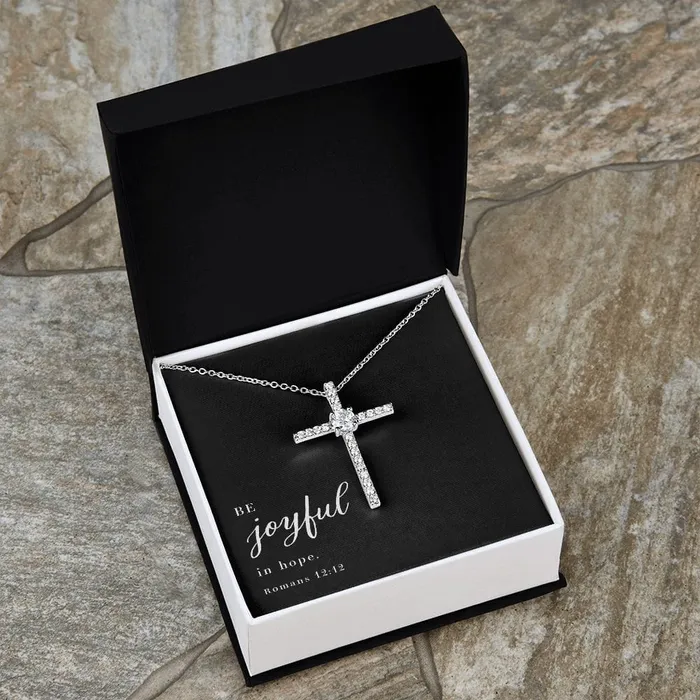 Necklaces ShineOn Fulfillment Cubic Zirconia Crystal Necklace Romans 1212