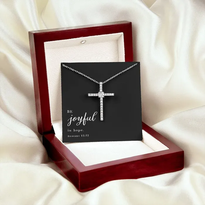 Necklaces ShineOn Fulfillment Cubic Zirconia Crystal Necklace Romans 1212